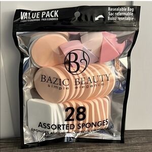 Assorted Makeup Sponges - 28 Pack
